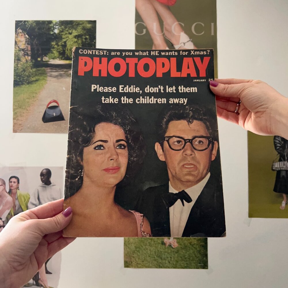 Vintage Photoplay Magazine February 1961 Gossip Rag Memorabilia Elizabeth Taylor